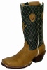 Twisted X MRSL012 for $229.99 Men's' Gold Buckle Western Boot with Saddle Smooth Ostrich Leather Foot and a Country Wide Square Toe